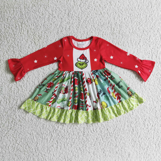 Girls Christmas dress       GLD0099