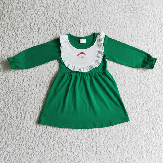 (Promotion)Girls long sleeve Christmas dress       GLD0108
