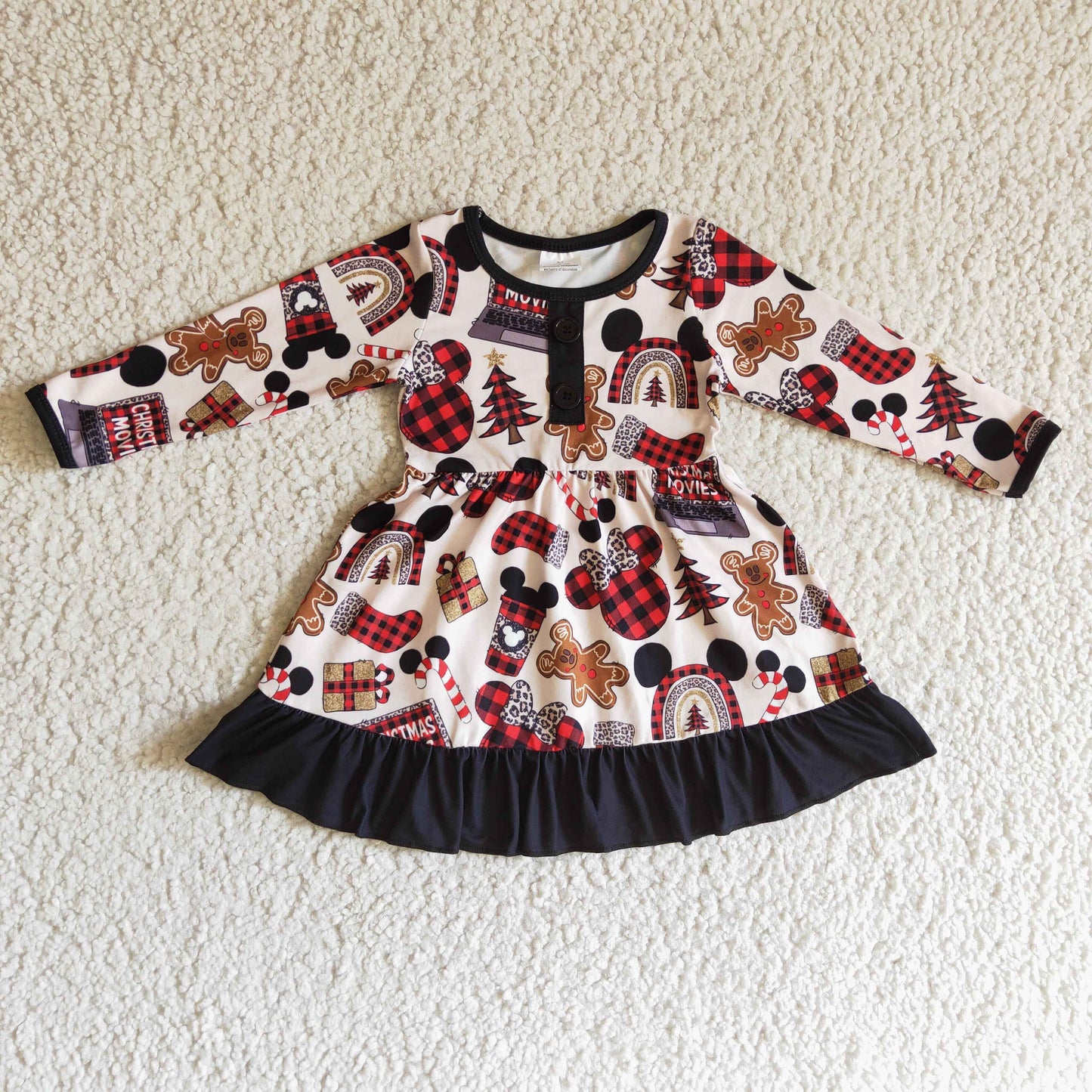 (Promotion)Girls Christmas dress       GLD0124