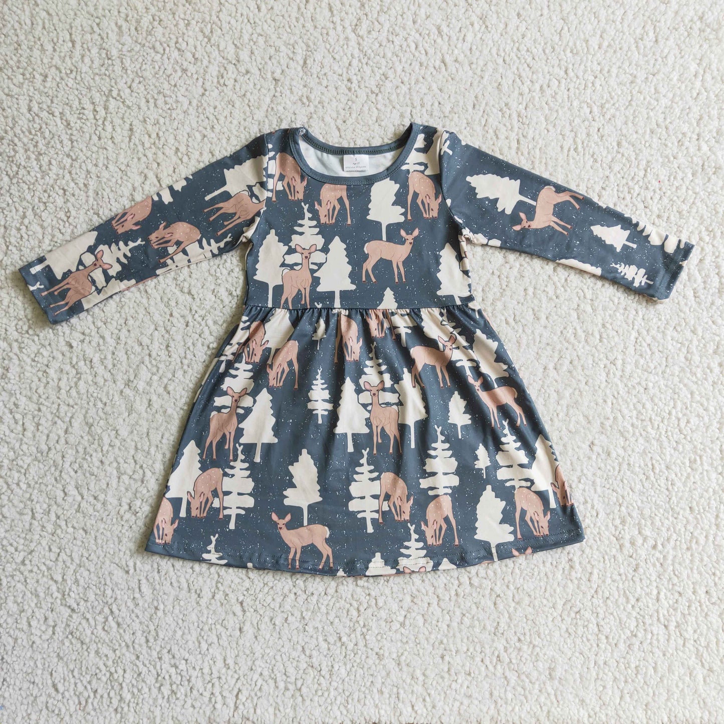 Girls winter dress     GLD0152