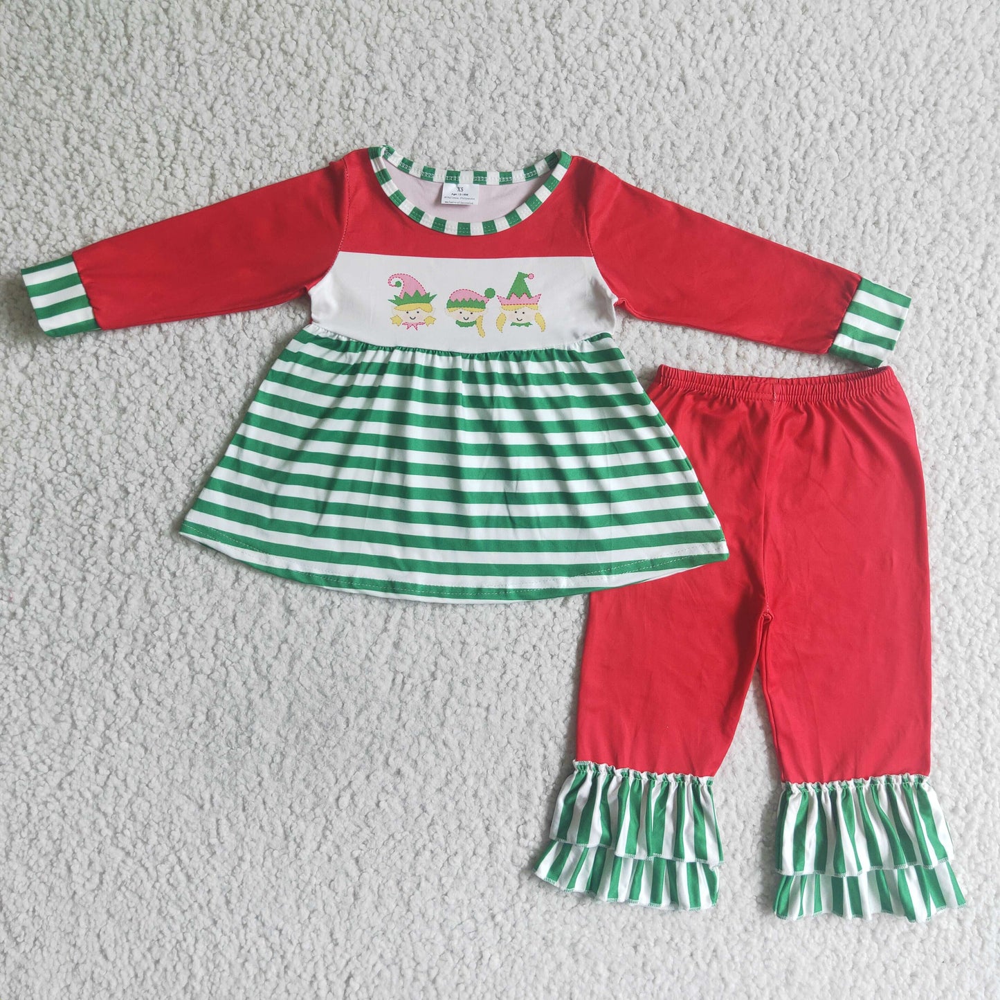 (Promotion)Girls Christmas outfits    GLP0057