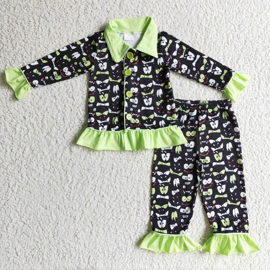 Girls Halloween pajamas      GLP0097