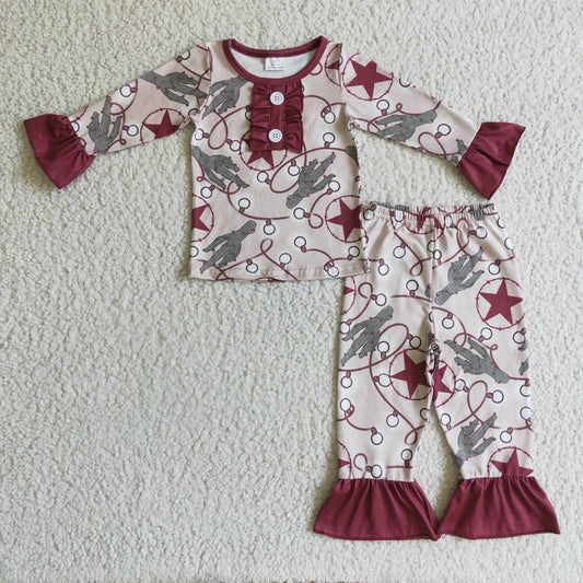 Girls Christmas pajamas      GLP0292