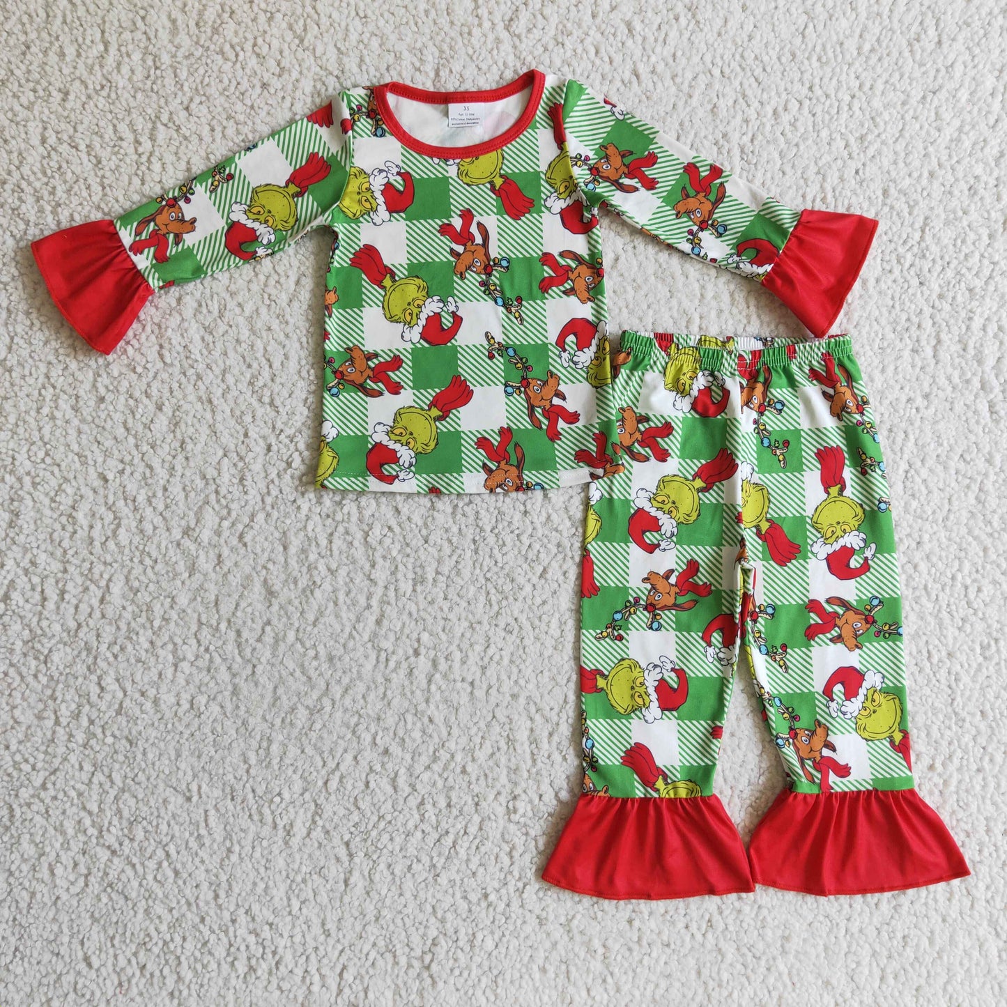 Girls Christmas pajamas     GLP0295