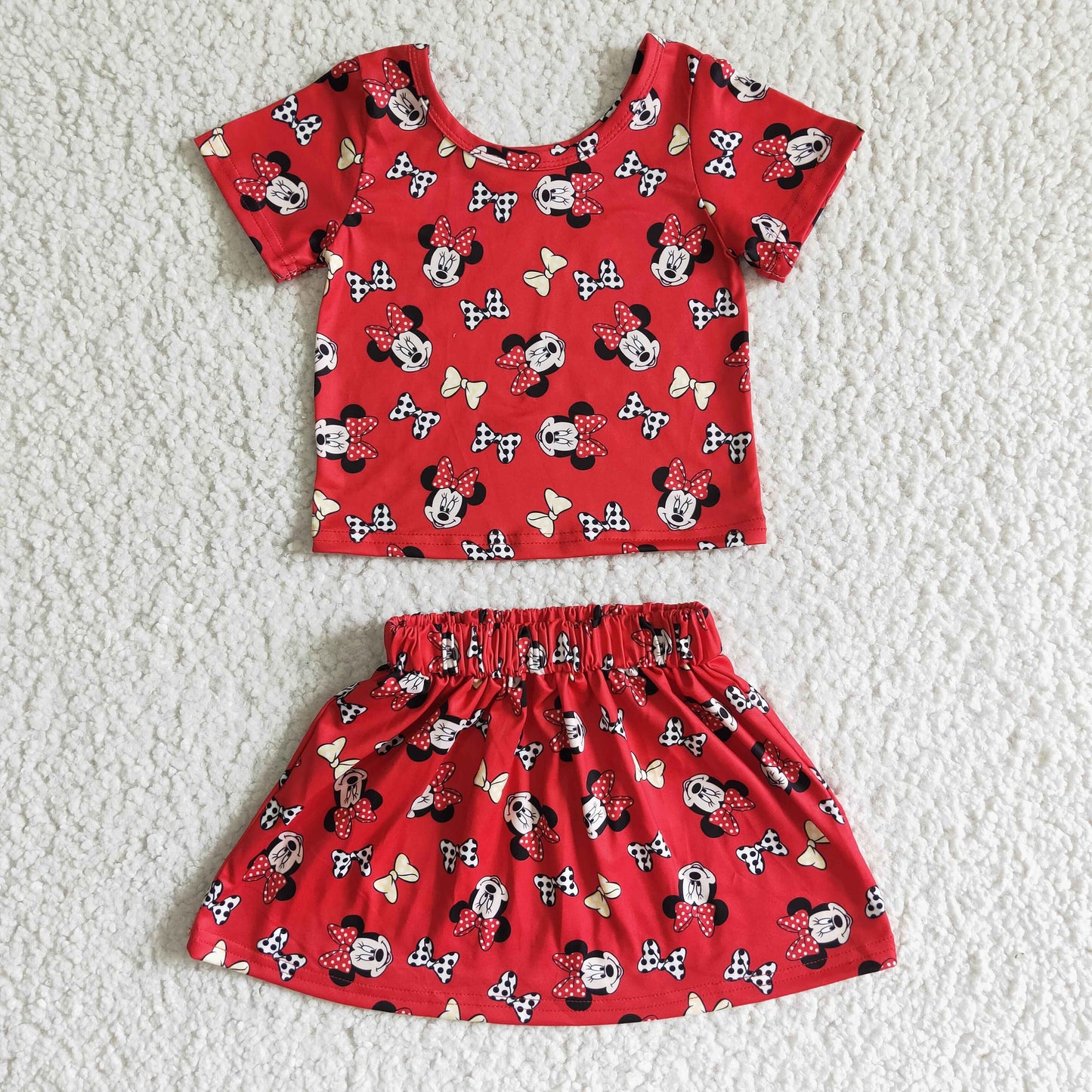 (Promotion)Short sleeve and skirt summer outfits-GSD0038