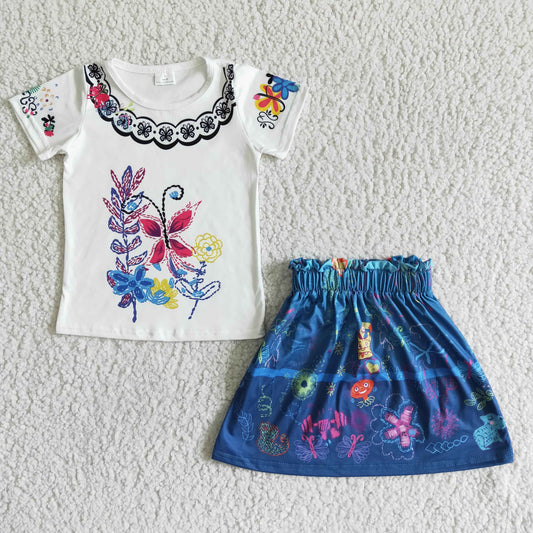 (Promotion)Short sleeve and skirt summer outfits GSD0052