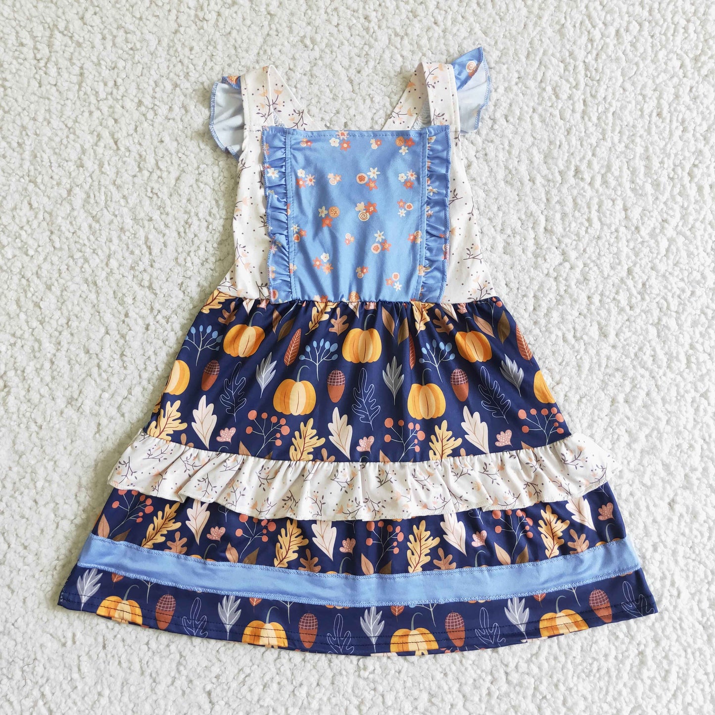 Girls pumpkin dress    GSD0123