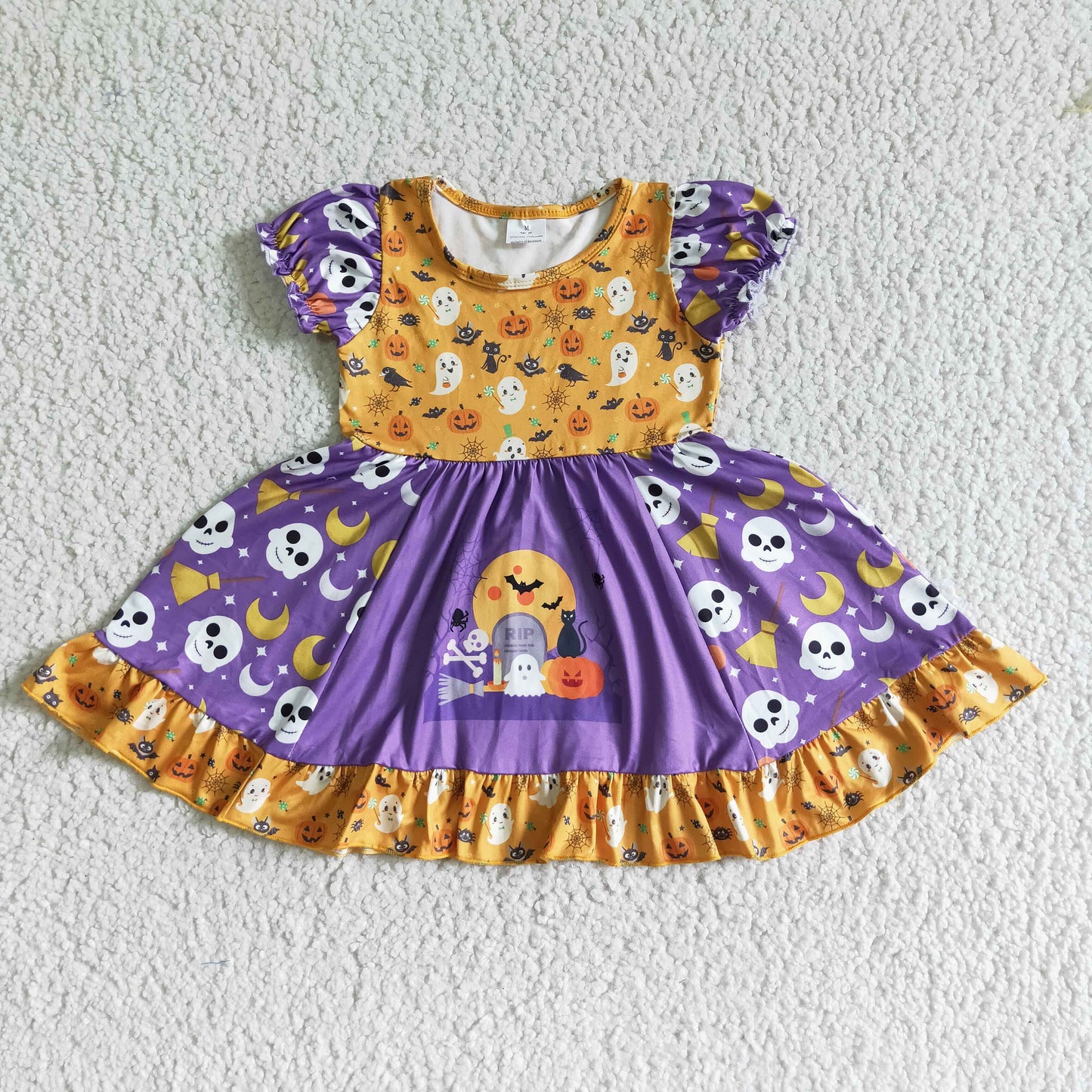 Girls Hallowmas dress    GSD0125