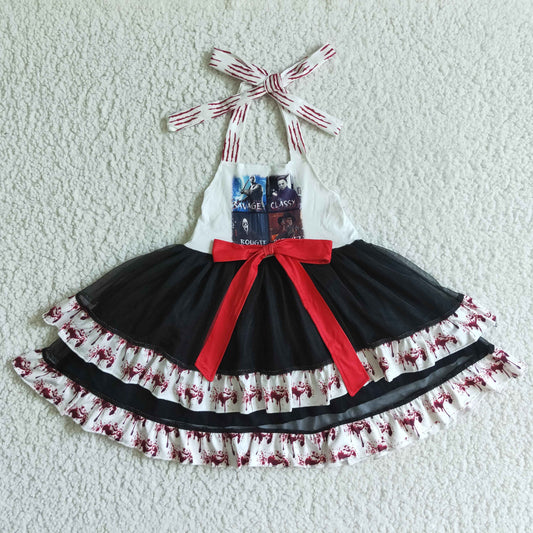 Girls Halloween tutu twirl dress   GSD0136