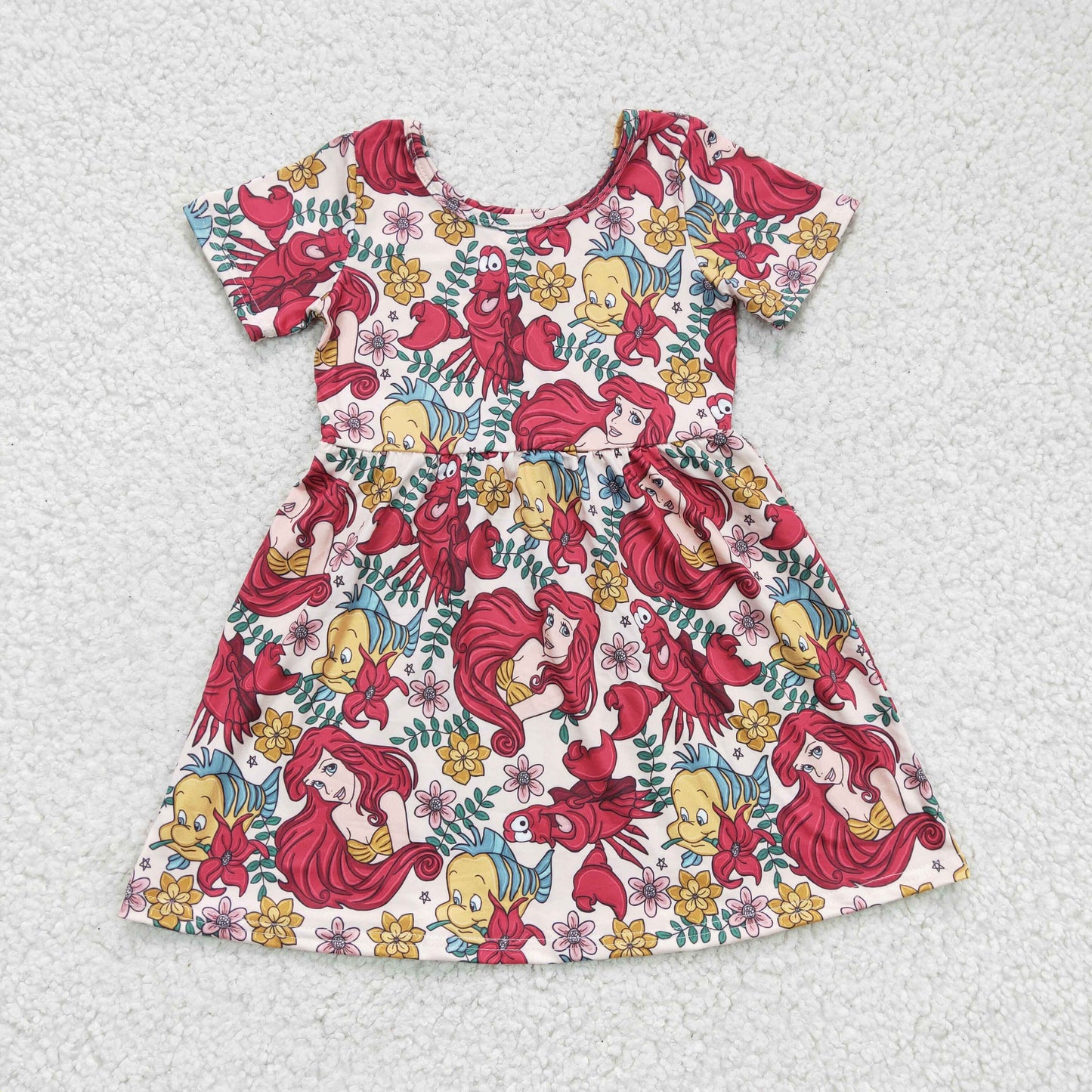 Girls Cartoon print dress  GSD0174