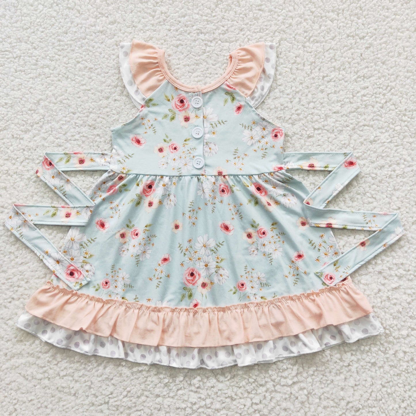 Baby girls floral print summer dress GSD0308