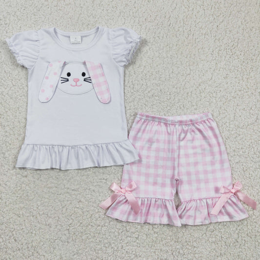 Girls bunny print outfit     GSSO0128