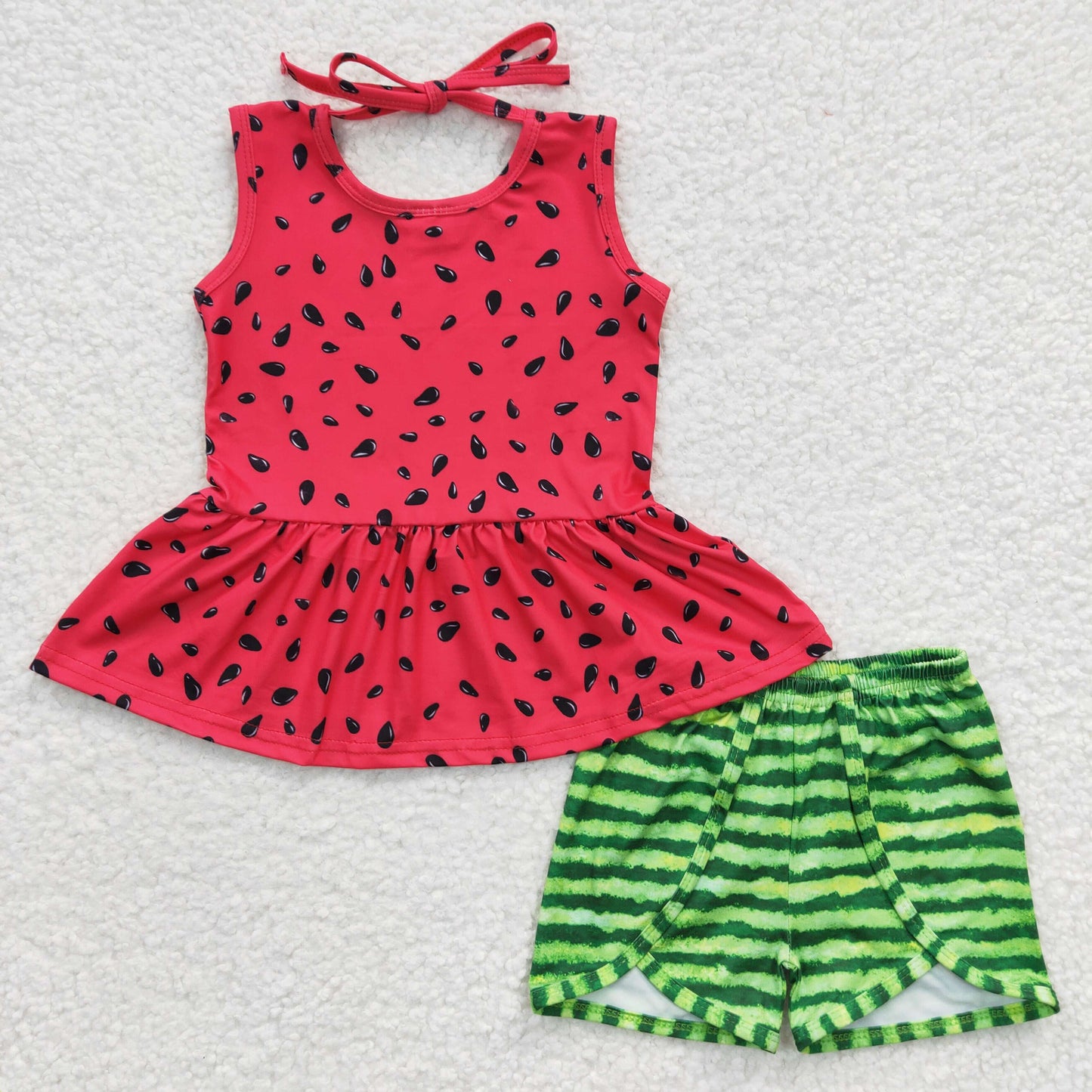 Girls watermelon summer shorts outfits  GSSO0192