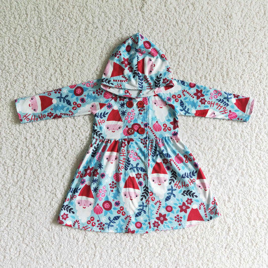 Girls Christmas hooded coat     GT0026