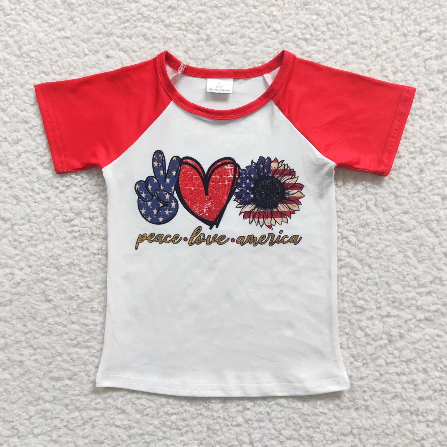 Kids 4th of July top   GT0108