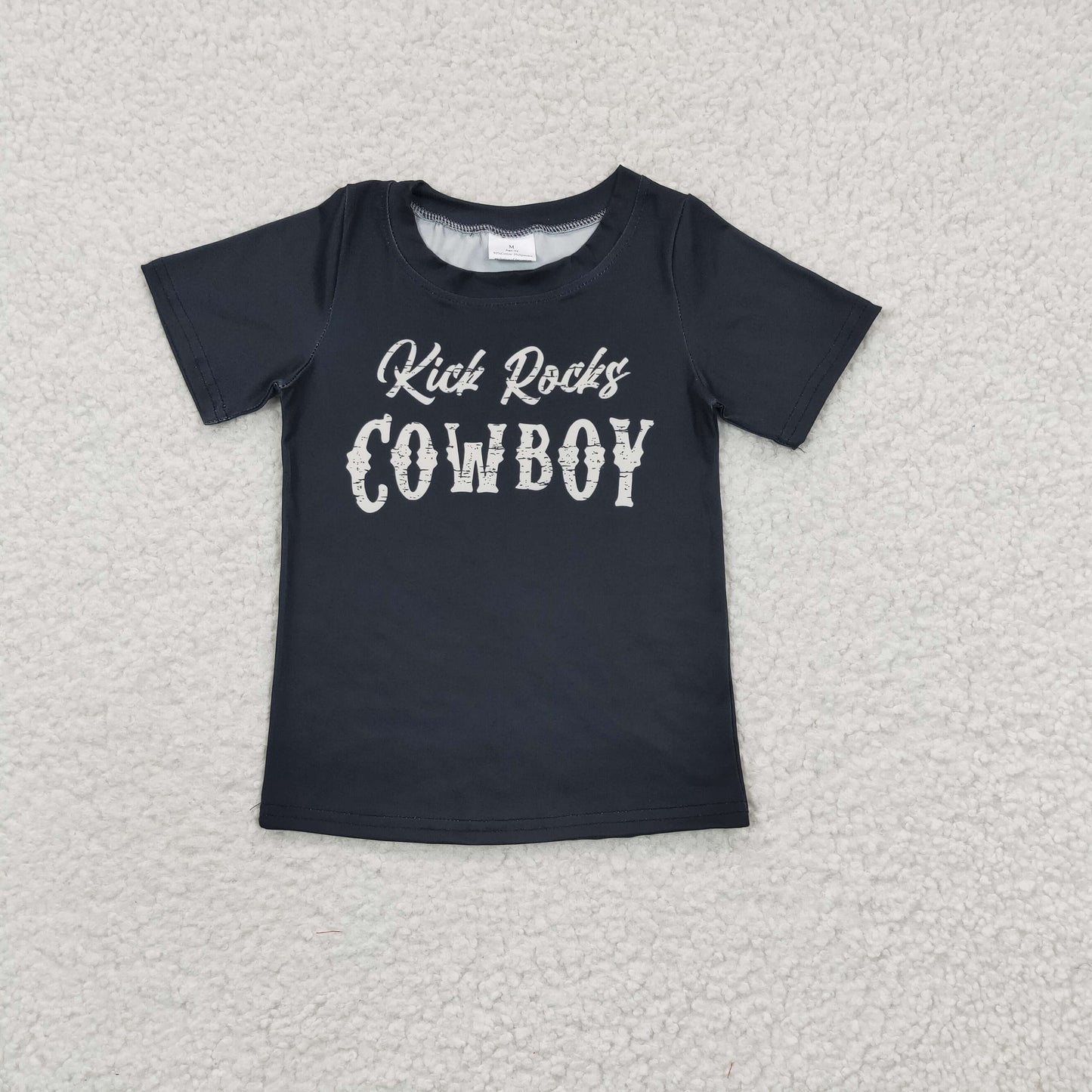 Cowboy black western top GT0169