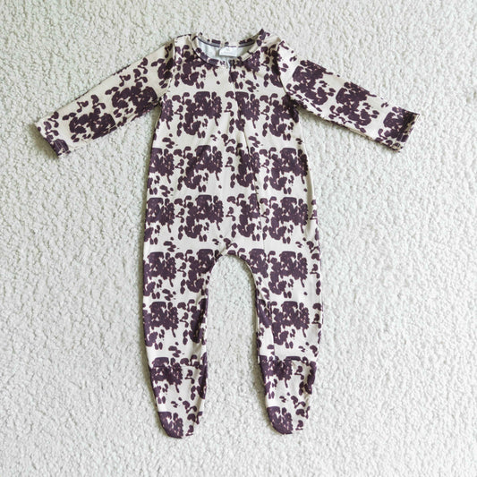 Baby fall FOOTED romper      LR0068