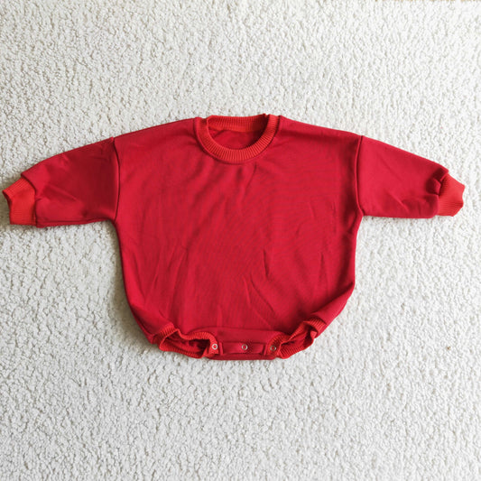 Baby cotton fall RED romper   LR0242