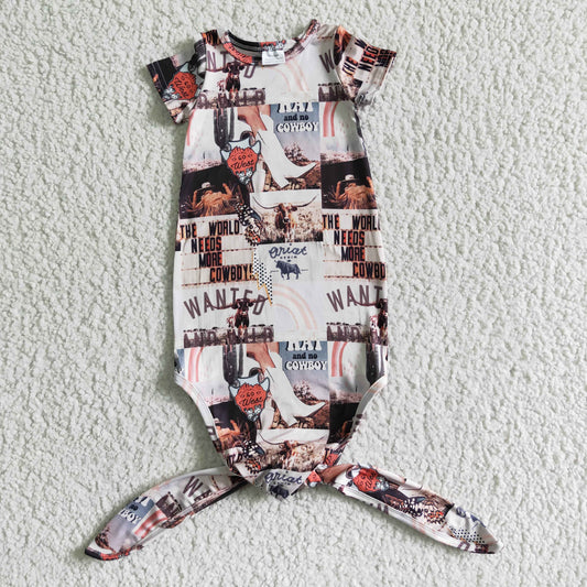 New born baby gown pajamas NB0009