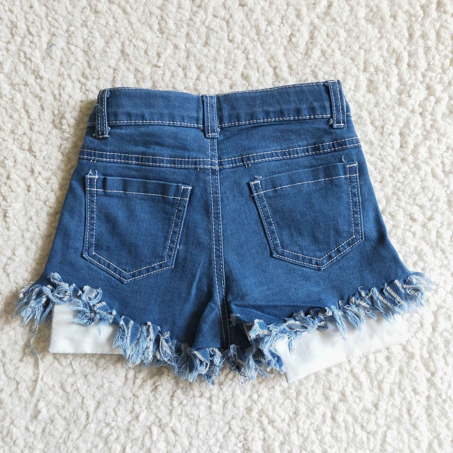 4th of July denim shorts  NC0003