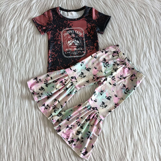 (Promotion) A1-1 Short sleeve bell bottom pants outfits