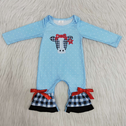 (Promotion) Baby girls Christmas romper   6 A27-2-1