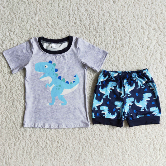 Boys summer short sleeve shorts outfits