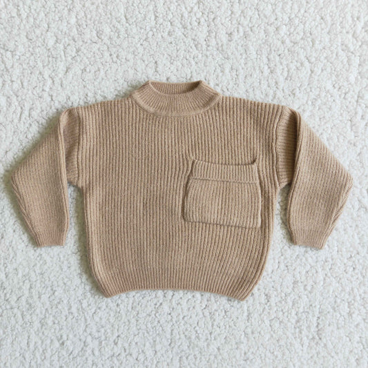 (Promotion) Baby girls pockets sweater   6 B13-40