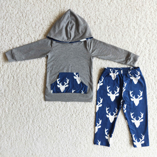 (Promotion) 6 A15-11 Boy's hooded outfits