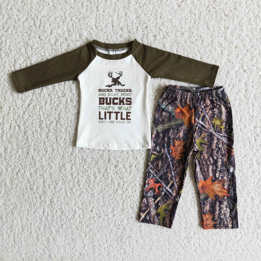 (Promotion)6 A15-15 Branch Go Hunting Boys Camo outfits