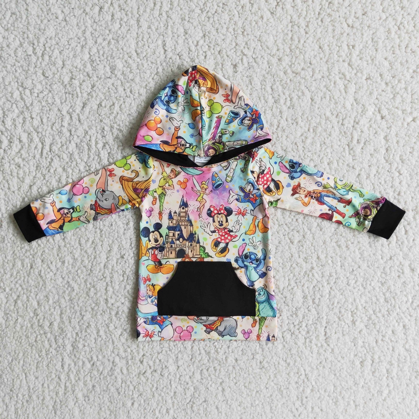 Long sleeve hooded top  6 A22-16