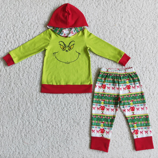 (Promotion)6 A15-18 Christmas Frog Boy's Hooded Top Outfits