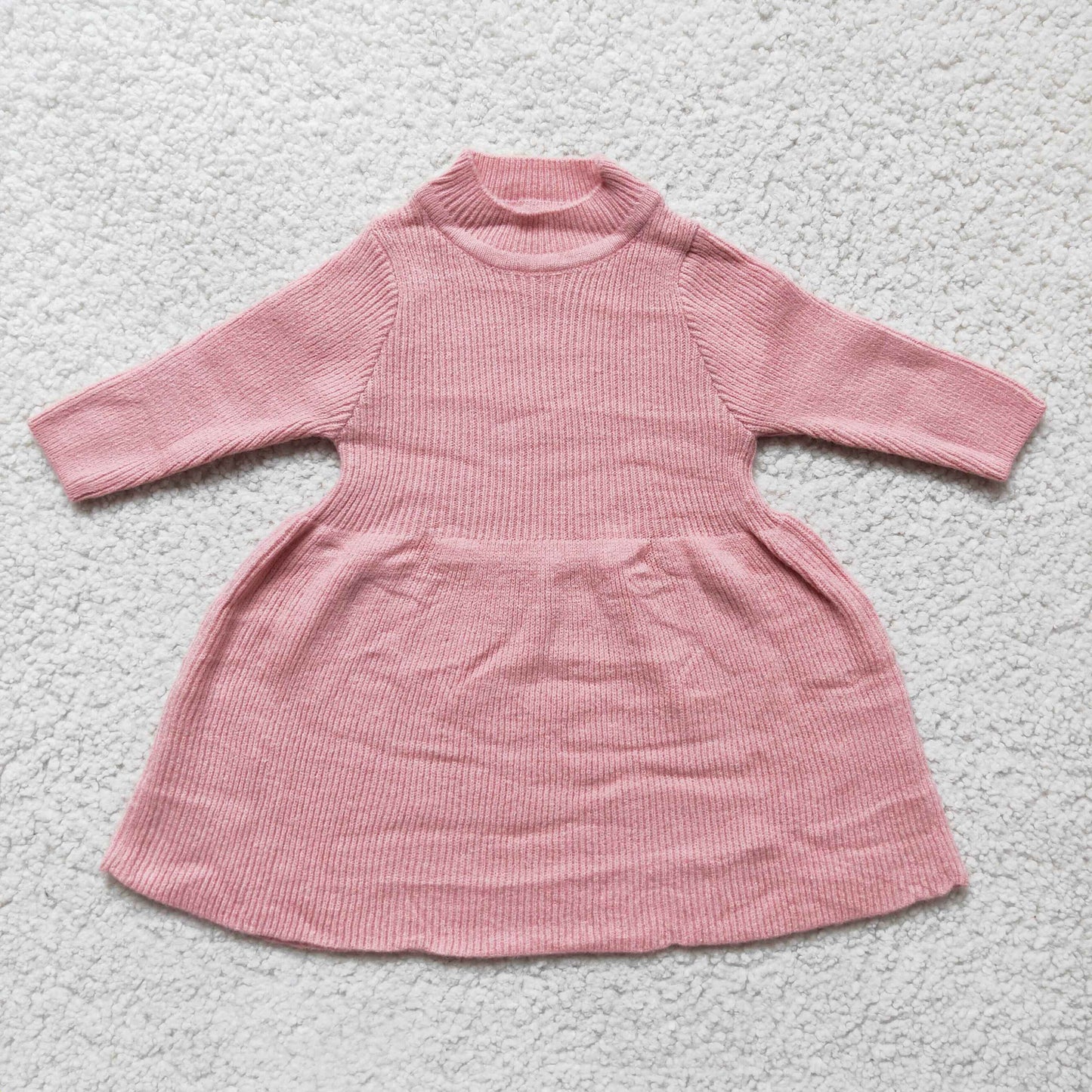 Baby girls pink sweater dress       6 B0-20