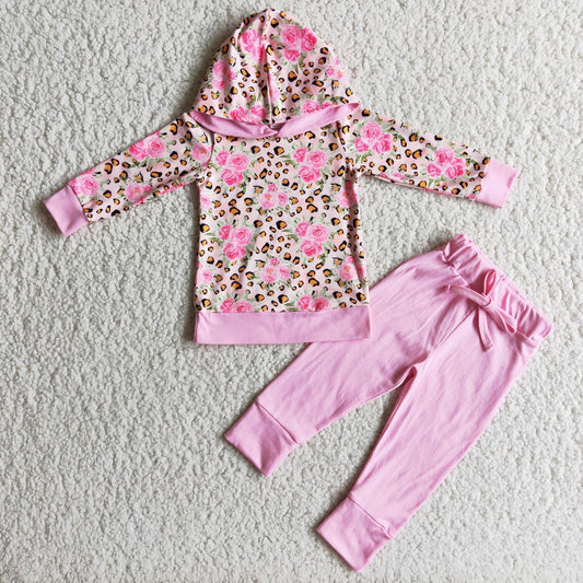 (Promotion) 6 C7-22Girl's hooded outfits