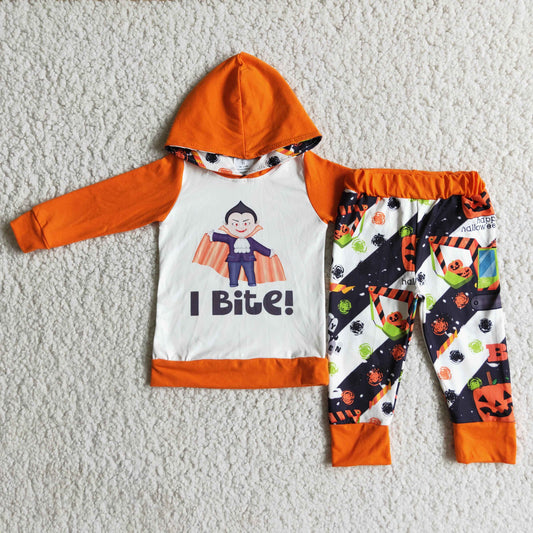 (Promotion) Boy's hooded Halloween outfits   6 A5-2
