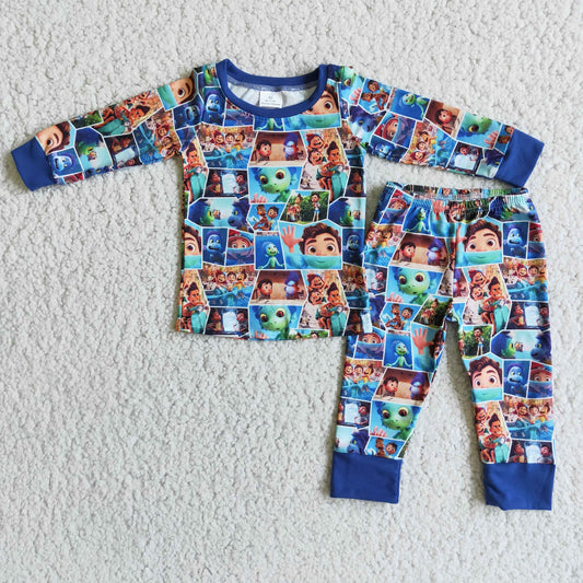 (Promotion) Boys long sleeved pajamas 6 B10-40