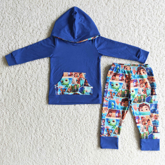 (Promotion) 6 C7-21 Boy's hooded outfits