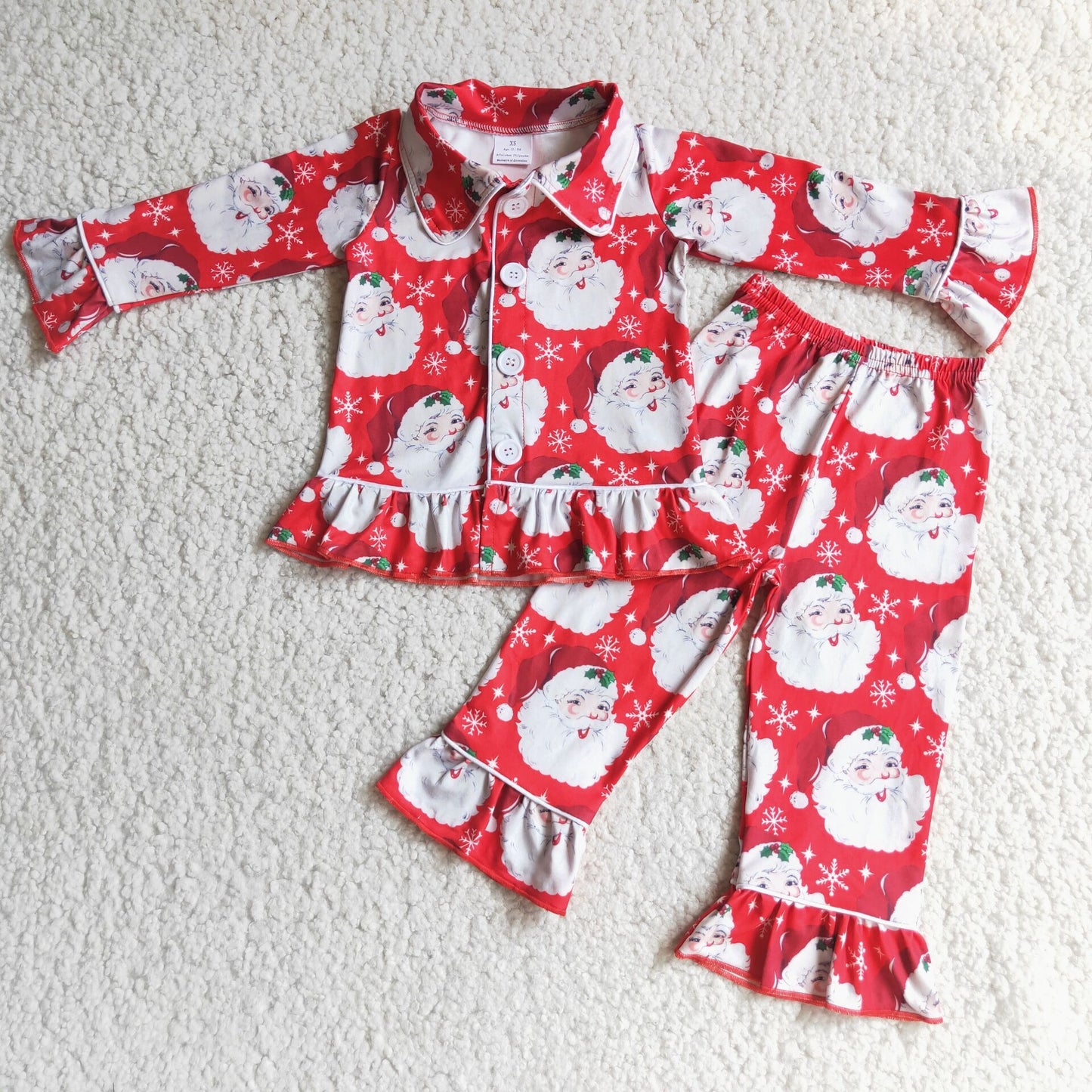 Long sleeve Christmas pajamas   6 C8-40