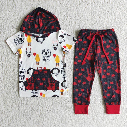 (Promotion) Boy's Halloween hooded outfits   E2-18