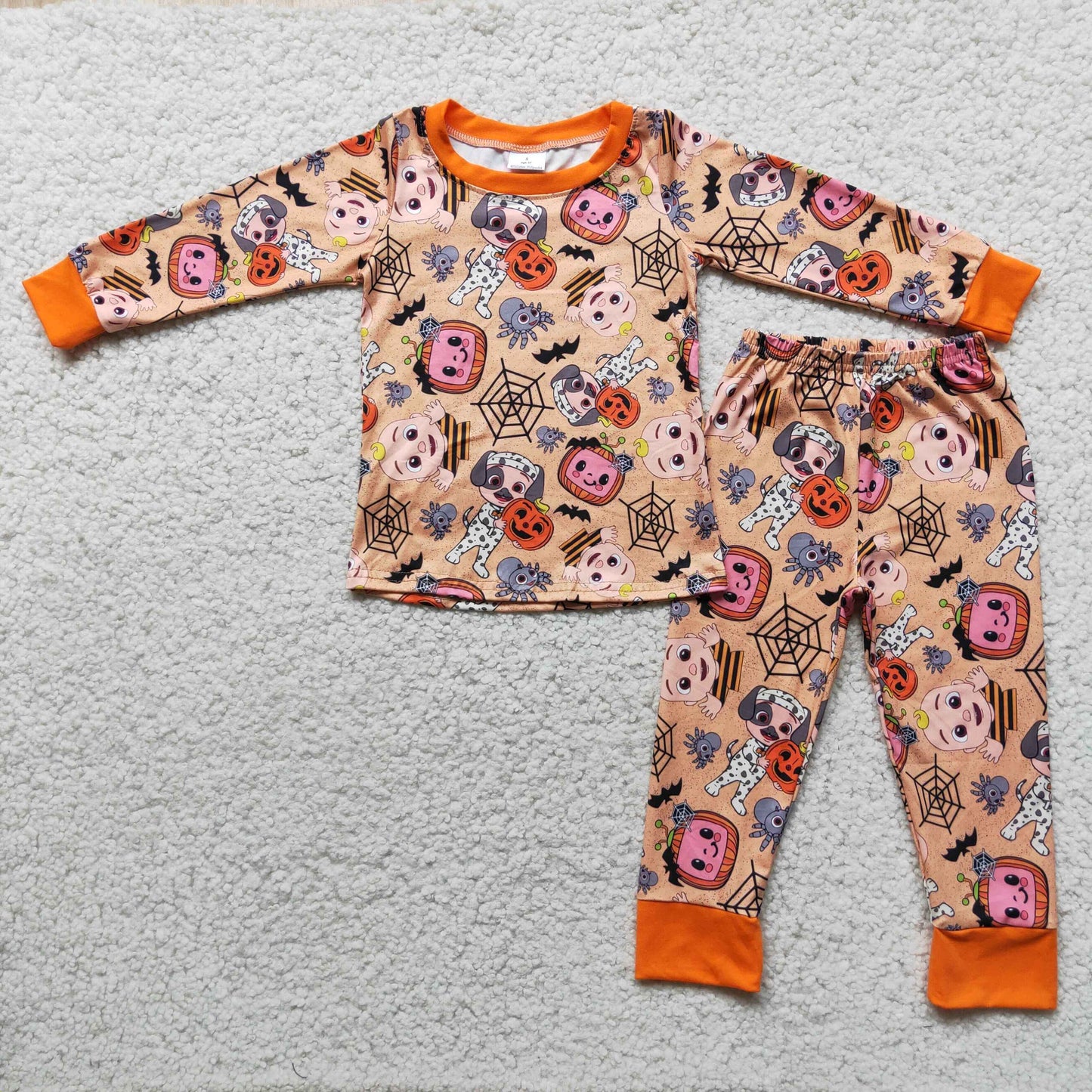 (Promotion) Boys long sleeved pajamas Halloween outfits   6 A10-5