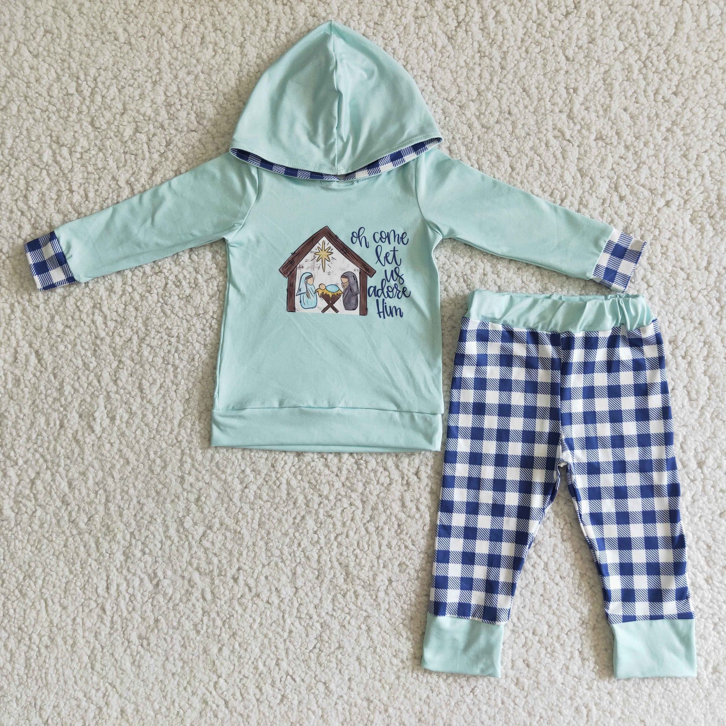 (Promotion)6 C11-18 Boy's hooded outfits