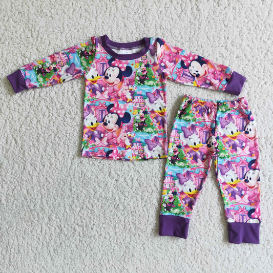 (Promotion)Girls long sleeved pajamas   6 A1-4
