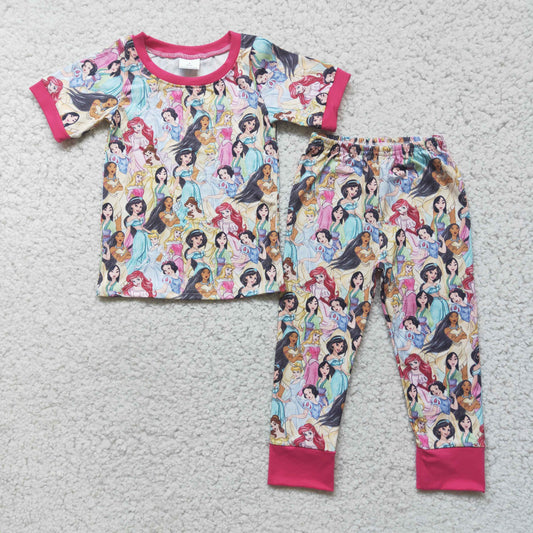 (Promotion) Girls short sleeved pajamas D2-2