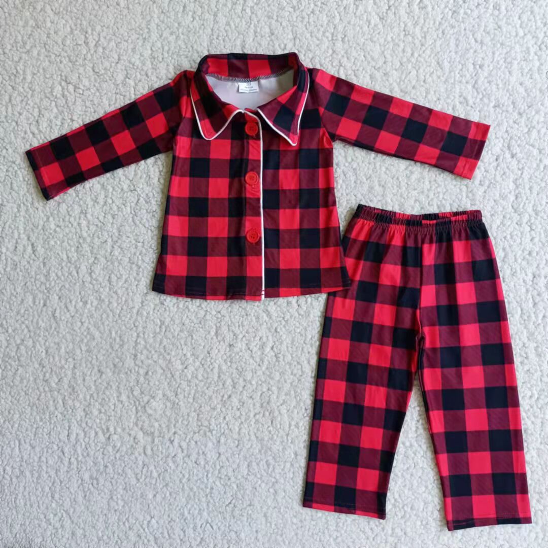 Boys long sleeve Christmas pajamas   6 B8-24