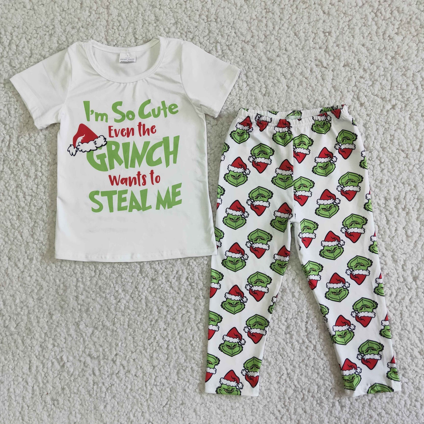 Short sleeve legging pants Christmas outfits   GSPO0099