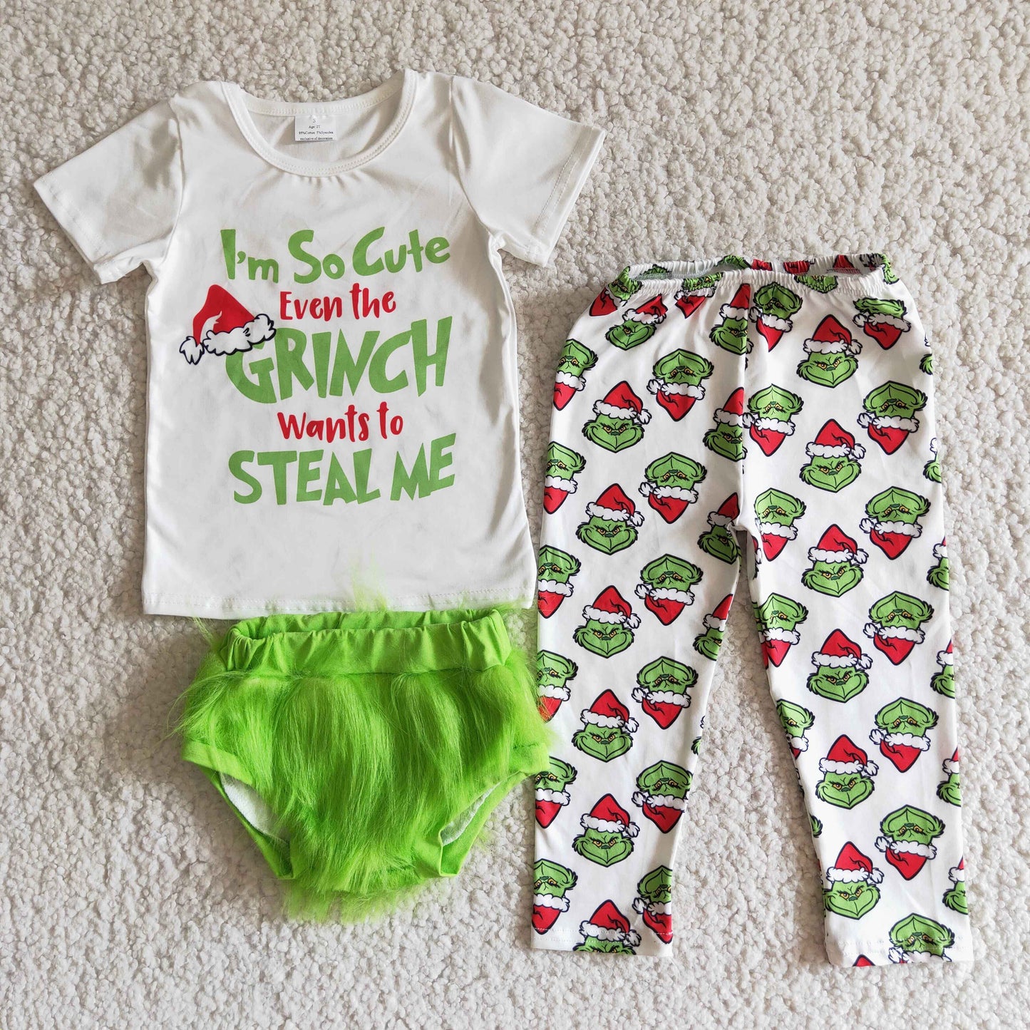 I'mSo Cute Christmas Frog legging pants and bummie 3 pcs outfits   GSPO0100