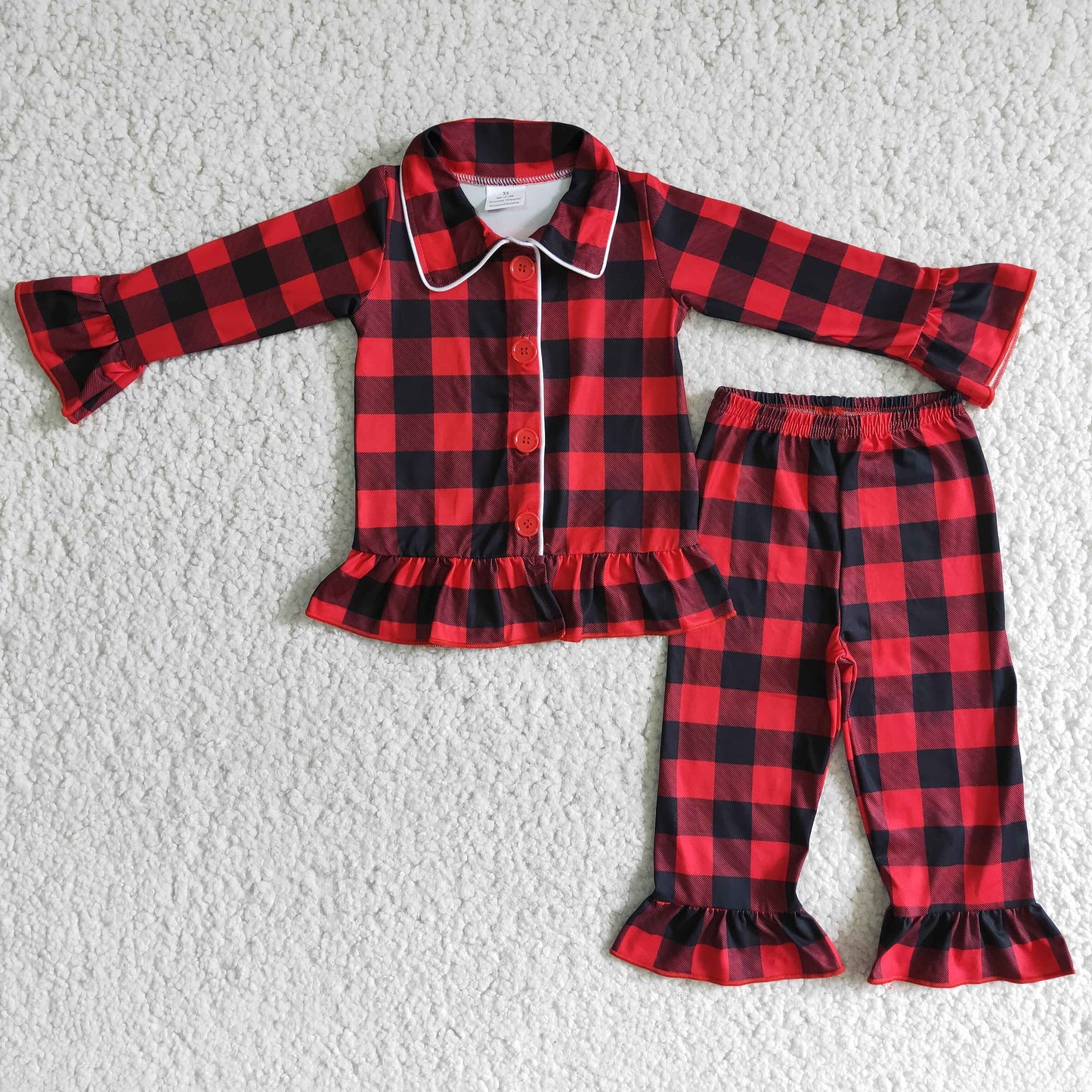 Girls long sleeve Christmas pajamas  6 B2-39