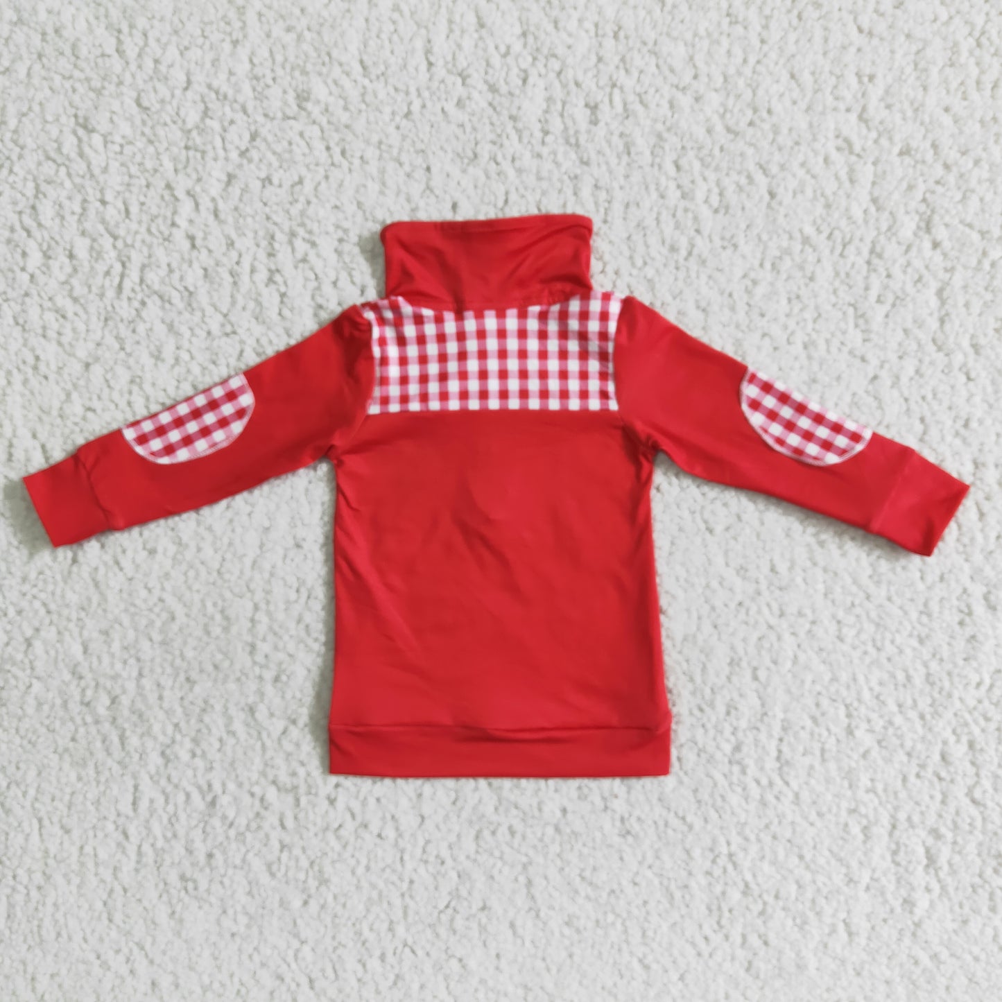 Boys red pullover  6 A11-5