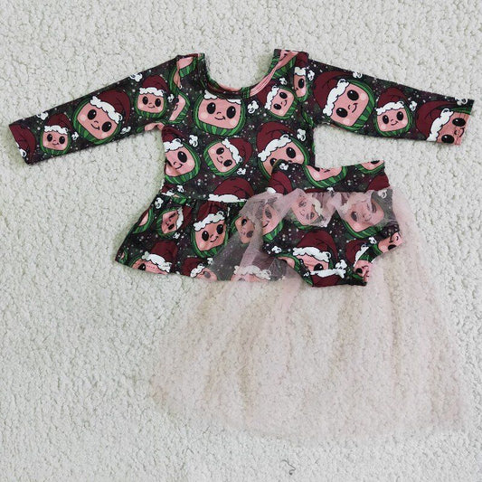 (Promotion) 6 A8-4 Long sleeve top tutu bummie outfits