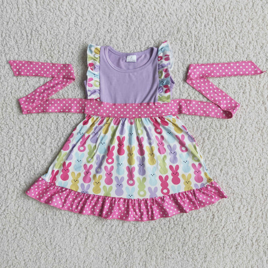 (Promotion)Flutter sleeve tunic bunny dress B11-21